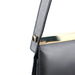 Gucci Anthracite Gold Calfskin Hobo Shoulder Bag