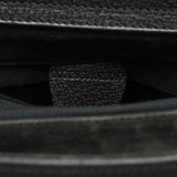 Gucci Anthracite Leather Diana Bamboo Tote Bag