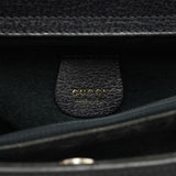 Gucci Anthracite Leather Diana Bamboo Tote Bag