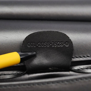 Gucci Anthracite Leather Frame Shoulder Bag