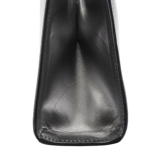 Gucci Anthracite Leather Frame Shoulder Bag