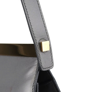 Gucci Anthracite Leather Frame Shoulder Bag