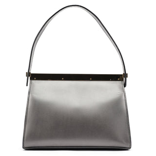 Gucci Anthracite Leather Frame Shoulder Bag