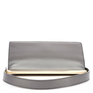 Gucci Anthracite Leather Frame Shoulder Bag