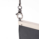 Gucci Anthracite Satin Mini Crossbody Bag