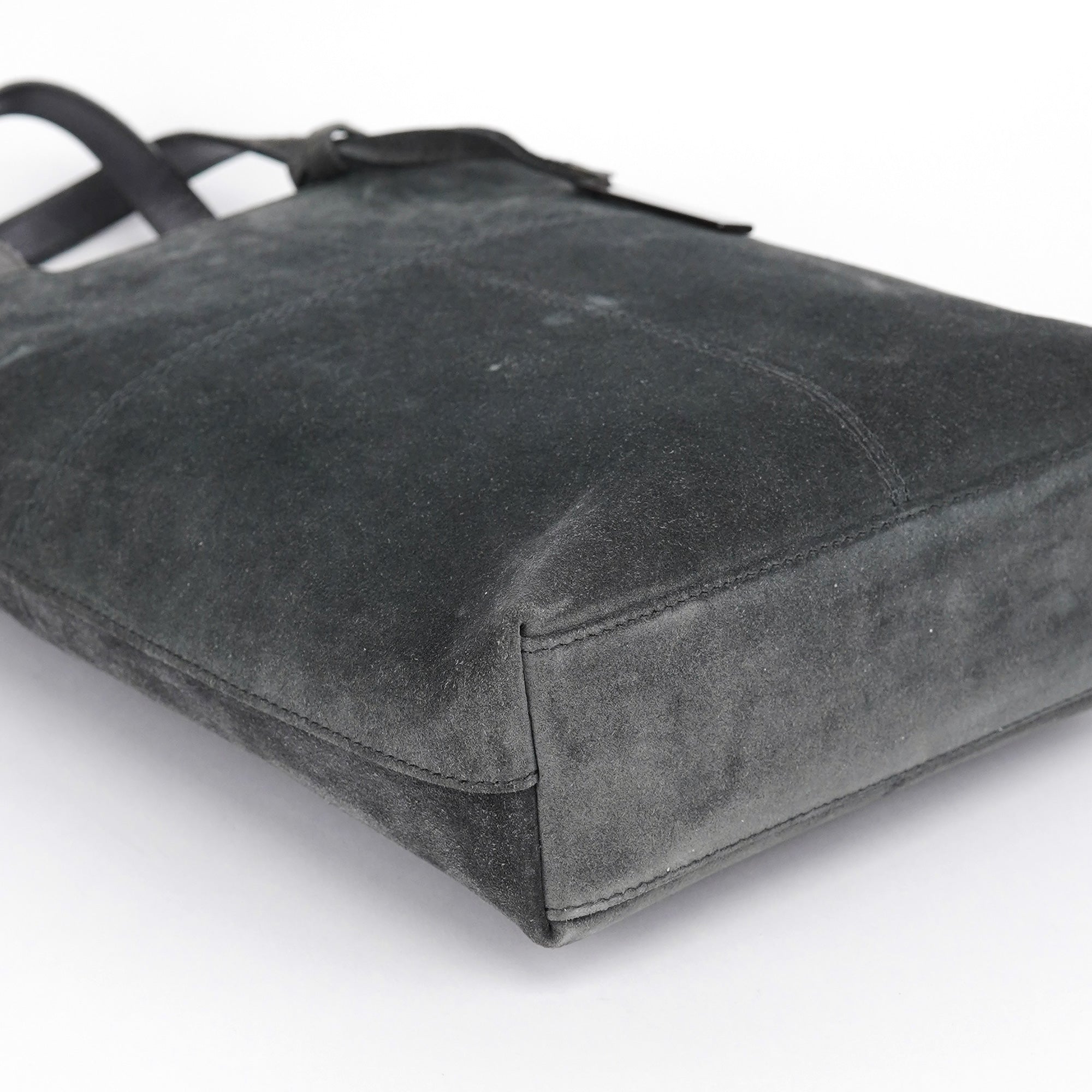 Gucci Anthracite Suede 2-Way Tote Bag
