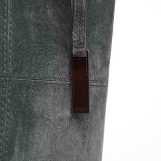 Gucci Anthracite Suede 2-Way Tote Bag