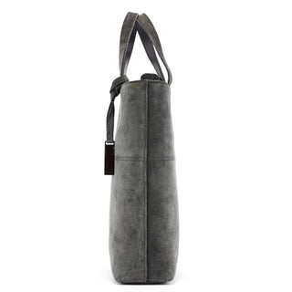 Gucci Anthracite Suede 2-Way Tote Bag