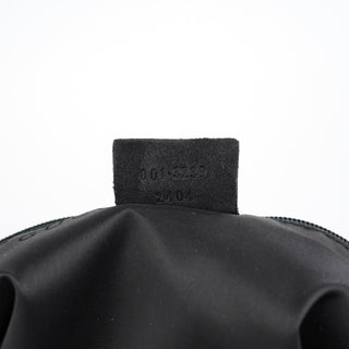 Gucci Anthracite Suede Bamboo Shoulder Bag