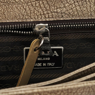 Gucci B6351 Beige Llama Leather Belt Shoulder Bag