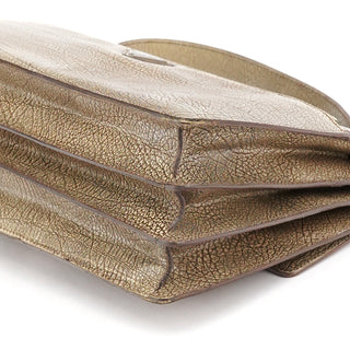 Gucci B6351 Beige Llama Leather Belt Shoulder Bag