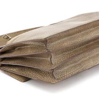 Gucci B6351 Beige Llama Leather Belt Shoulder Bag