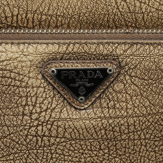 Gucci B6351 Beige Llama Leather Belt Shoulder Bag