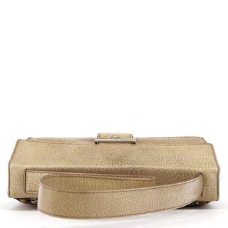 Gucci B6351 Beige Llama Leather Belt Shoulder Bag