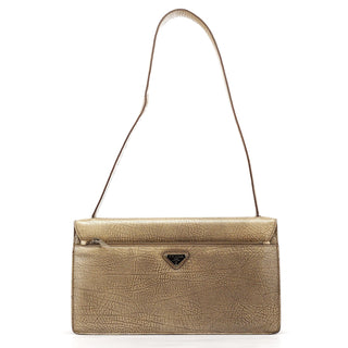 Gucci B6351 Beige Llama Leather Belt Shoulder Bag