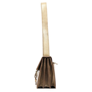 Gucci B6351 Beige Llama Leather Belt Shoulder Bag