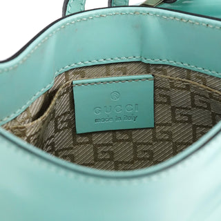 Gucci Baby Blue Patent Leather Jackie Shoulder Bag