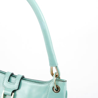 Gucci Baby Blue Patent Leather Jackie Shoulder Bag