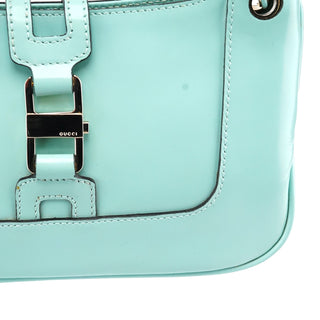 Gucci Baby Blue Patent Leather Jackie Shoulder Bag