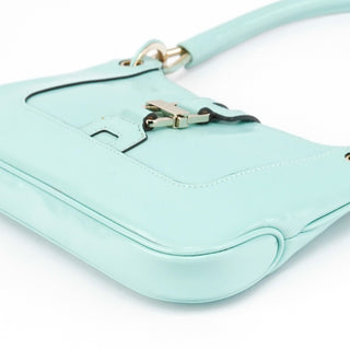 Gucci Baby Blue Patent Leather Jackie Shoulder Bag