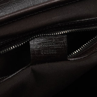 Gucci Beige Brown GG Bamboo Bullet Shoulder Bag