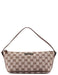 Gucci Beige Brown GG Boat Pochette