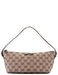 Gucci Beige Brown GG Boat Pochette