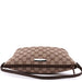 Gucci Beige Brown GG Boat Pochette