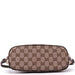 Gucci Beige Brown GG Boat Pochette