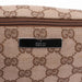 Gucci Beige Brown GG Boat Pochette