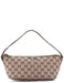 Gucci Beige Brown GG Boat Pochette