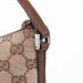 Gucci Beige Brown GG Boat Pochette