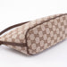 Gucci Beige Brown GG Boat Pochette