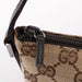 Gucci Beige Brown GG Boat Pochette