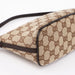 Gucci Beige Brown GG Boat Pochette