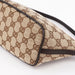 Gucci Beige Brown GG Boat Pochette