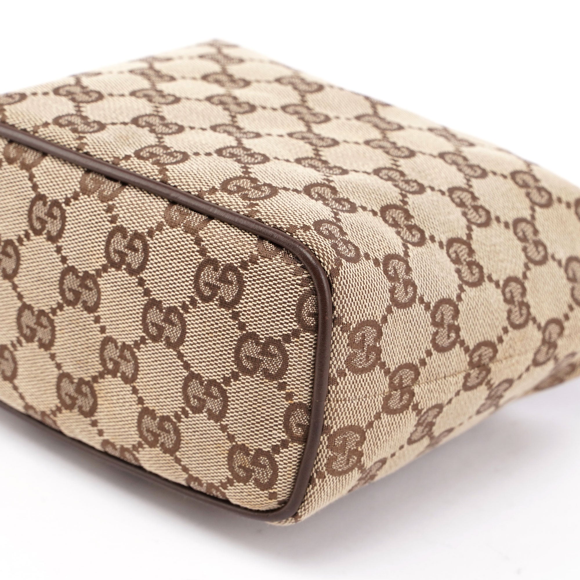 Gucci 34080 Sac à main en toile GG beige et marron