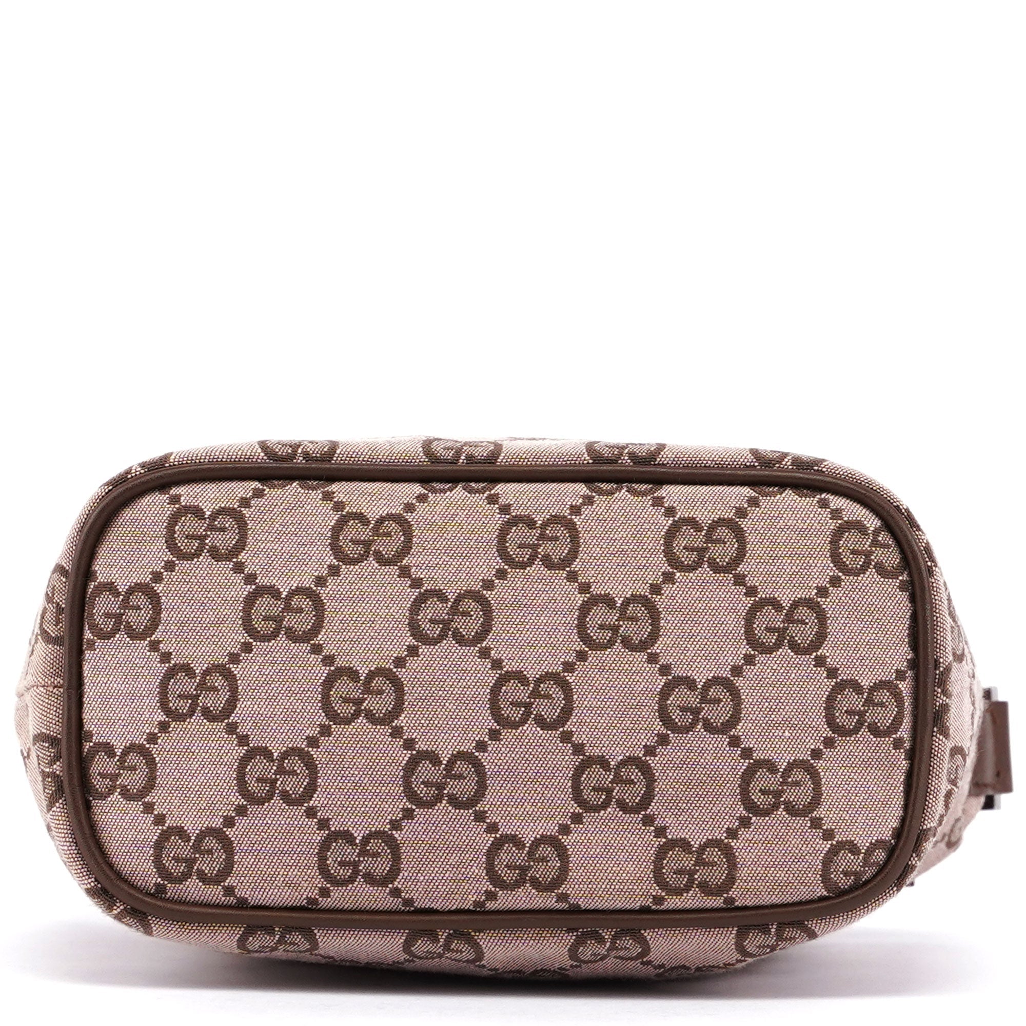 Gucci Sac à main en toile GG beige et marron