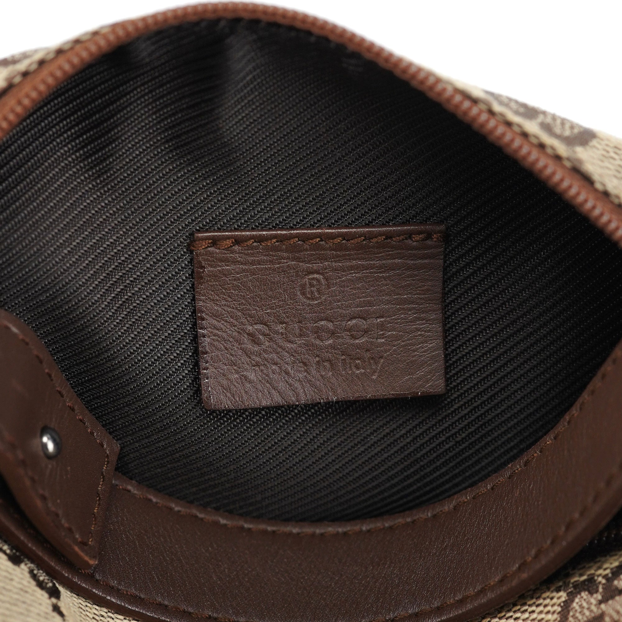 Gucci Sac à main en toile GG beige et marron
