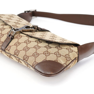 Gucci Beige Brown GG Jackie Shoulder Bag