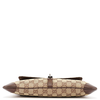 Gucci Beige Brown GG Jackie Shoulder Bag