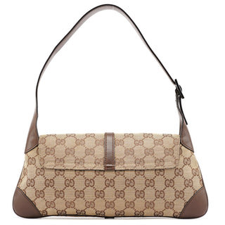 Gucci Beige Brown GG Jackie Shoulder Bag