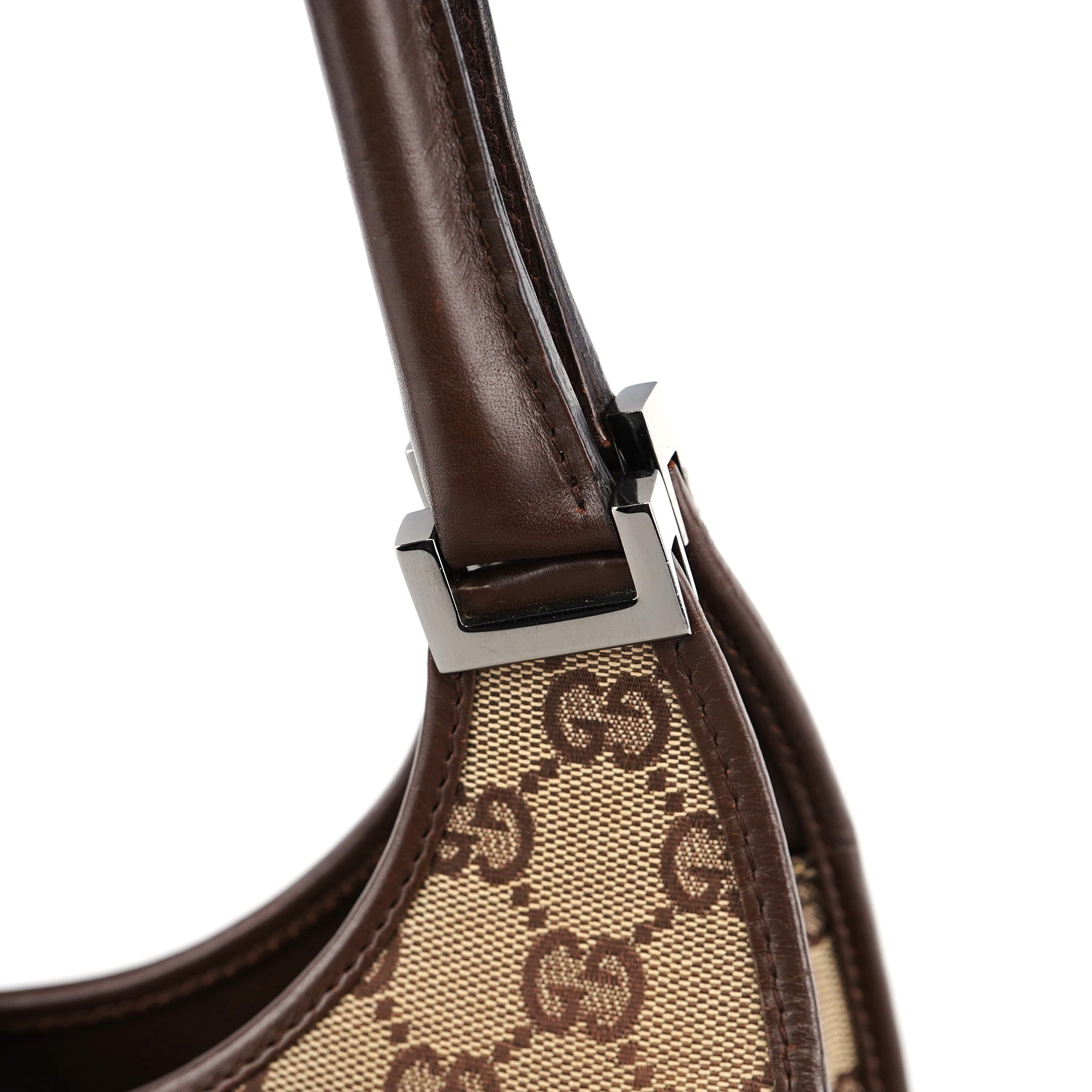 Gucci Sac porté épaule Jackie en toile GG beige et marron
