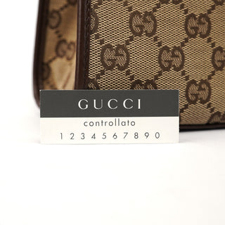 Gucci Beige Brown GG Jackie Shoulder Bag