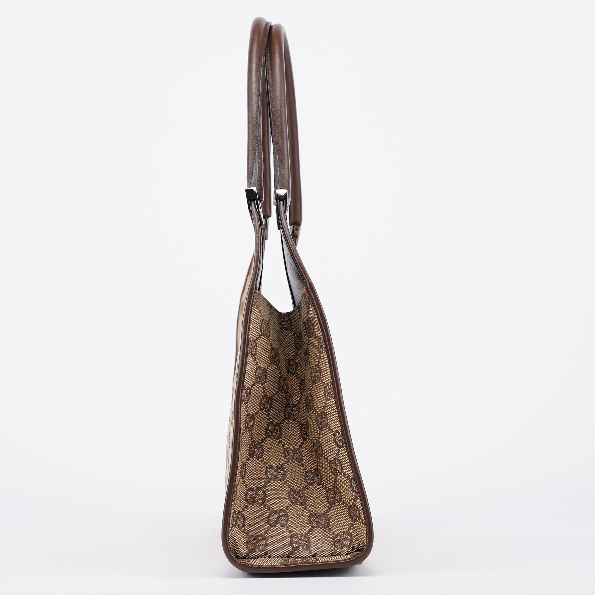 Gucci Sac porté épaule Jackie en toile GG beige et marron