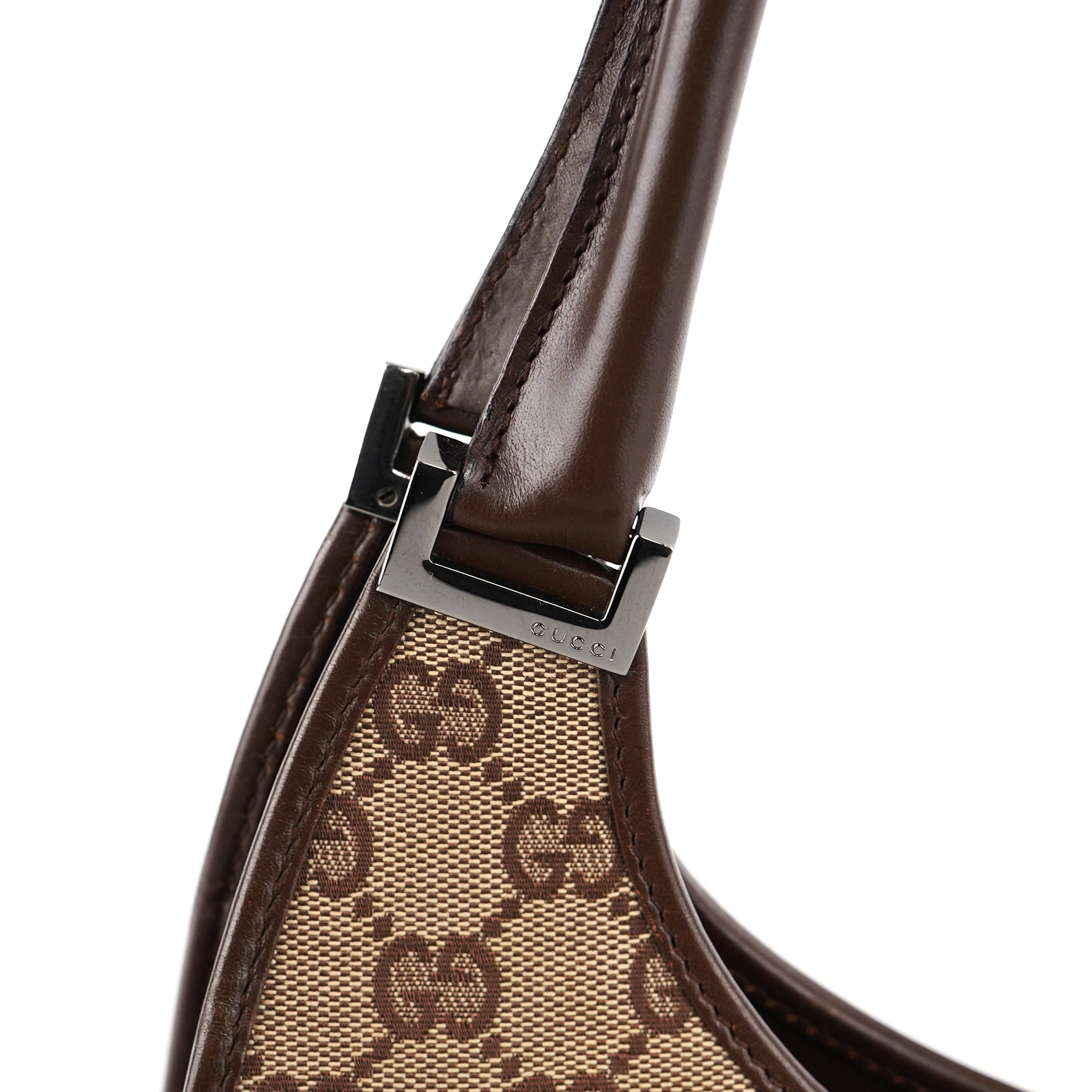 Gucci Sac porté épaule Jackie en toile GG beige et marron