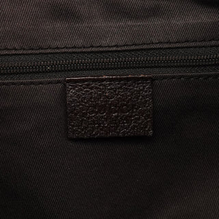 Gucci Beige Brown GG Leather Tote Bag
