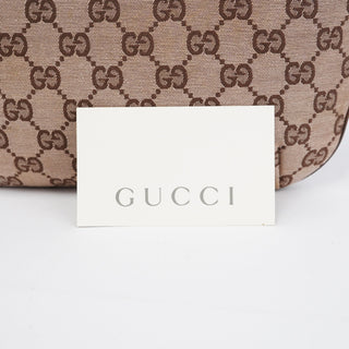 Gucci Beige Brown GG Shoulder Bag