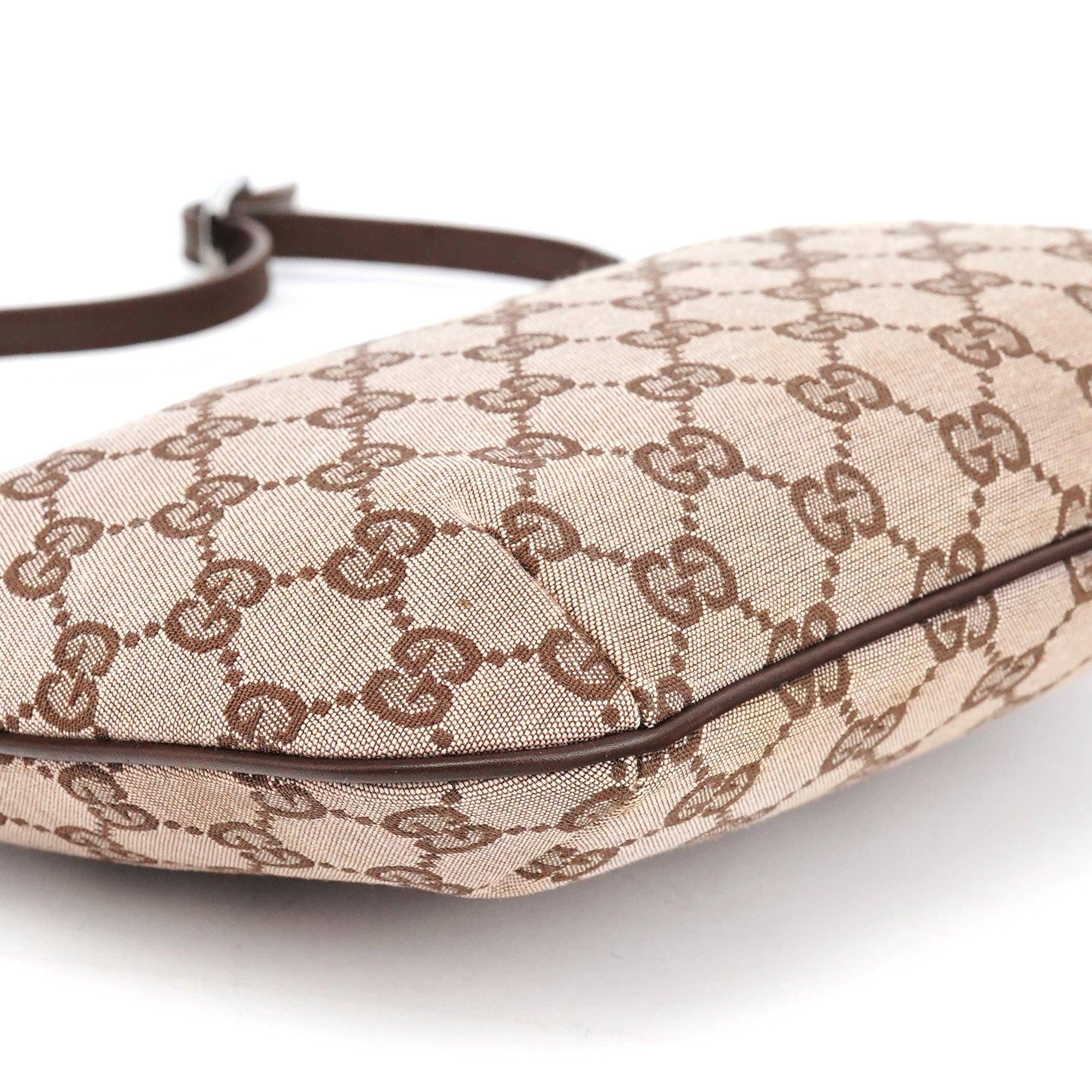 Gucci Beige Brown GG Shoulder Bag