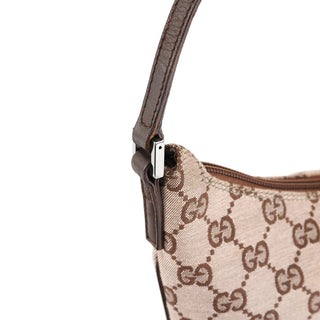 Gucci Beige Brown GG Shoulder Bag